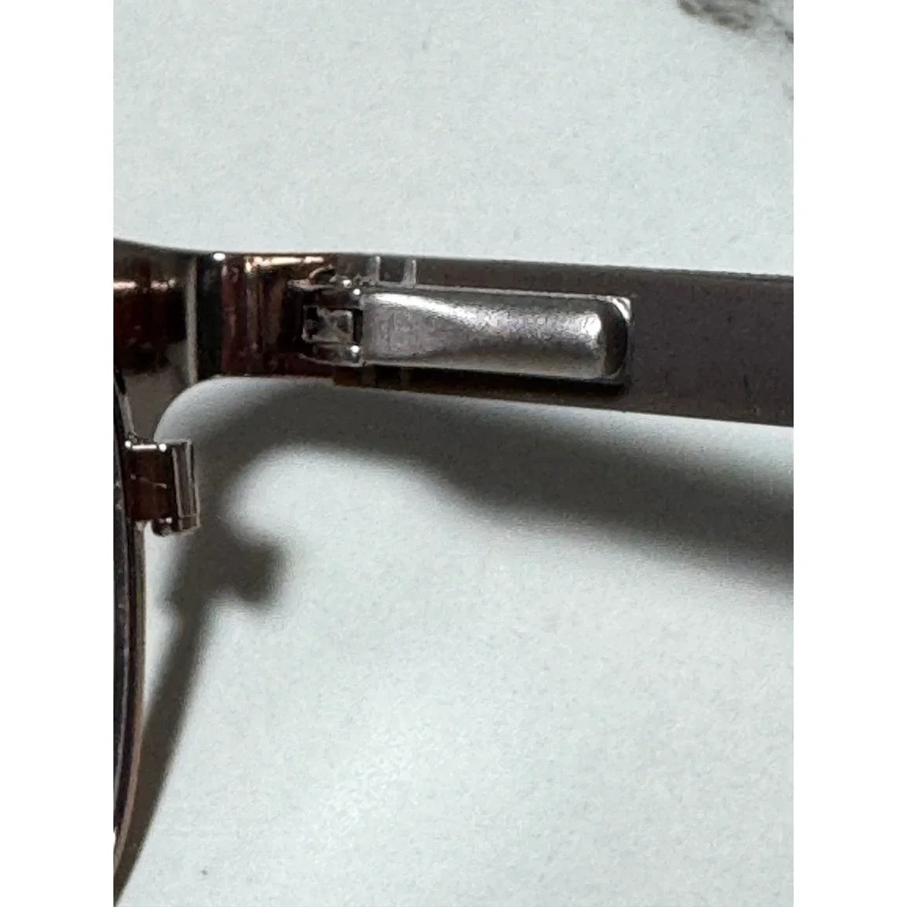 Banana Republic Roman Dark Brown Stainless Steel Rectangular Frames 52-19-140